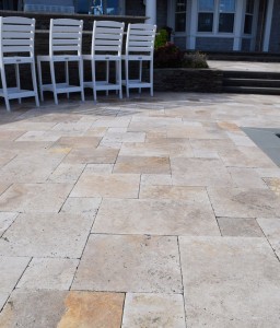 travertine pavers patio pool ny brooklyn