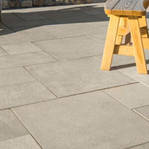 sand stone porcelain patio